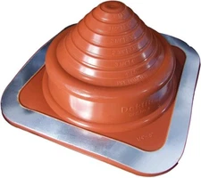 Square Base Pipe Flashing Roof Jack Pipe Boot for OD Pipe Sizes 1/4" - 5" NEW