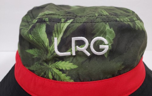 LRG marihuana estampado cubo sombrero gorra levantado grupo de investigación NUEVO estampado hierba - Imagen 2 de 10
