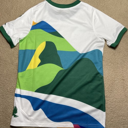Nike SB Dunk X Parra Brazil Kids Skate Jersey CZ7775-100 Boys Med - Picture 4 of 6