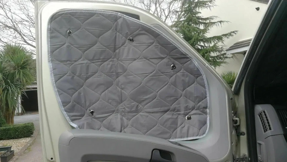 Car Internal Thermal Blinds Windshield Sunshade For Fiat Ducato Peugeot Boxer Foto 4 de 4