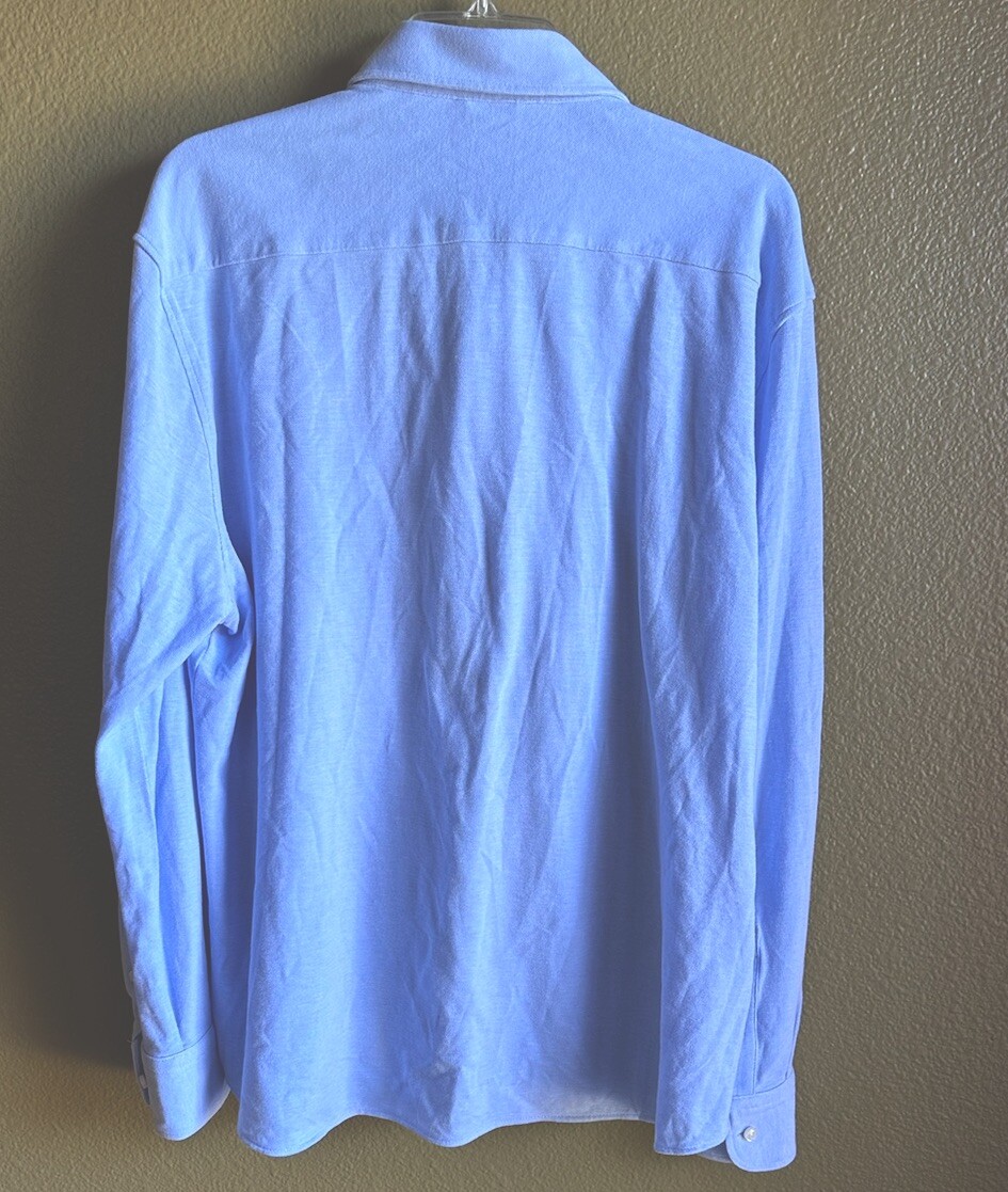 Chemise Hugo Boss Slim Fit - Taille 44 (col 17 1/2) - Bleu Clair - Manches Longues - Occasion Très Bon état