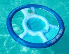 SwimWays Spring Float Inflatable Step 2 Ages 2-4 Years BLUE Dinosaur