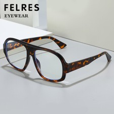 Women Square Anti Blue Light Eyeglasses Full Frame Clear Lens Glasses Frames New
