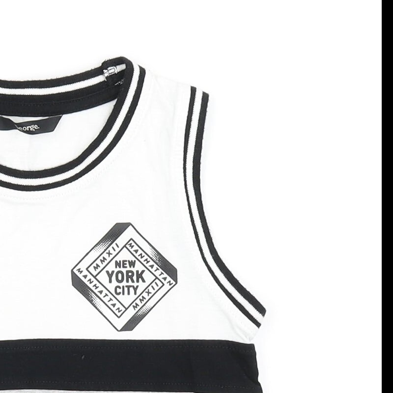 George Boys Grey Cotton blend Tank Size 5-6 Years image 4