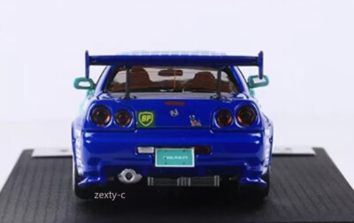 FS 1:64 Fast Speed Skyline GTR R34 Falken #1 Sport Model Diecast