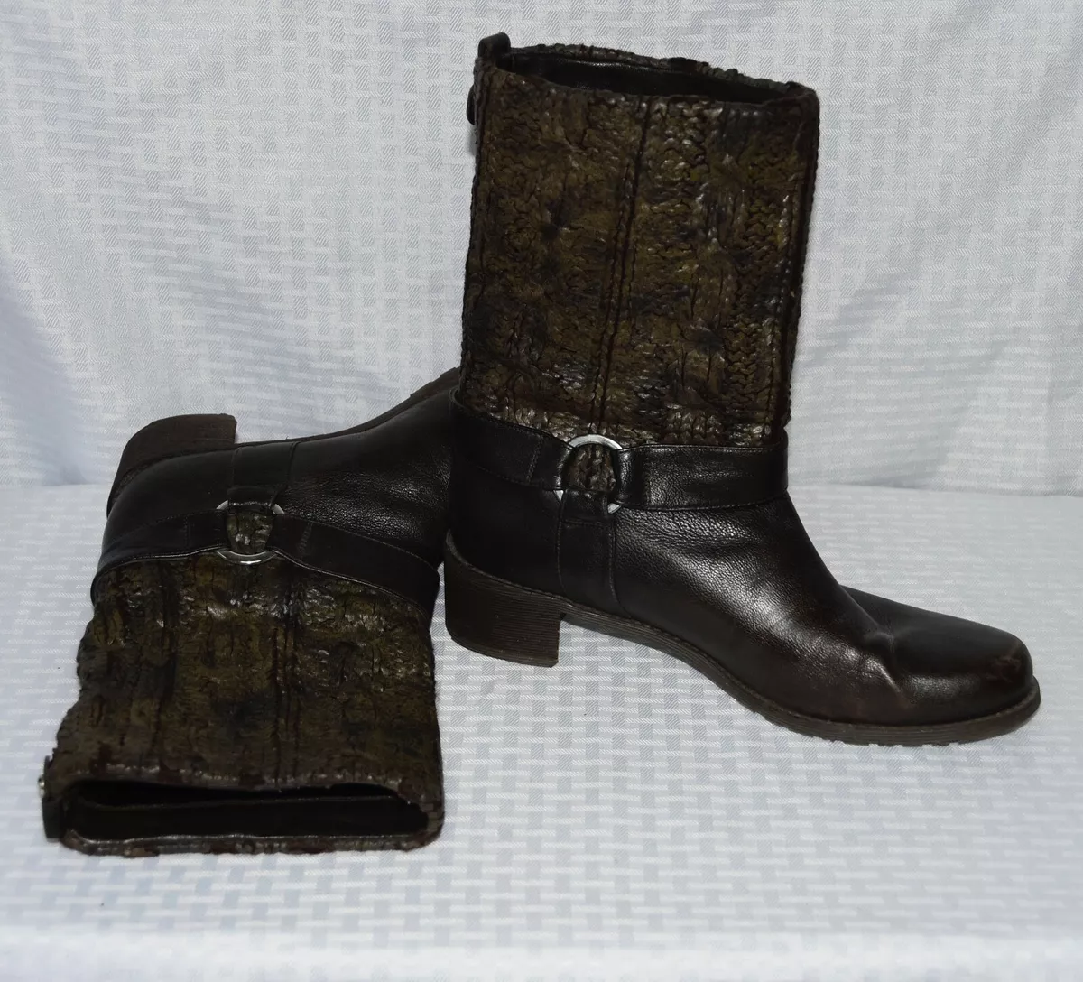 Stuart weitzman knit shop boots