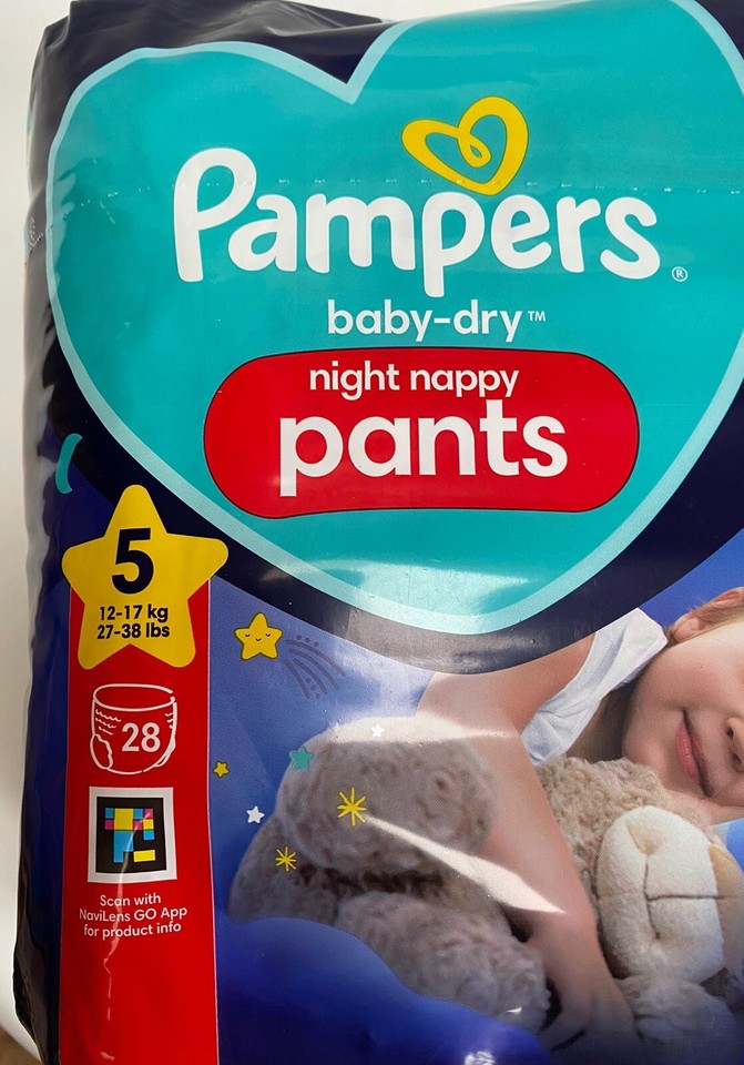Pampers Baby Dry Size 5 Night Nappy Pants . BNWT eBay