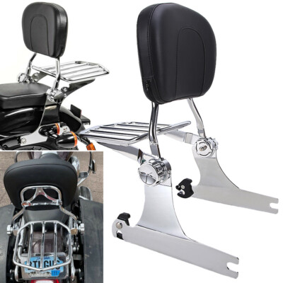 For 06-Up Harley Dyna Street-Bob FXDB Detachable Backrest Sissy - Main Image