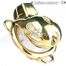 Stainless Steel Male Chastity Device Mamba cage Men Standard Metal Lock Belt