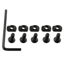 10 Sets M-LOK T-Nut Screw Replacement Hex Keys Included Rail Mounting Hardware