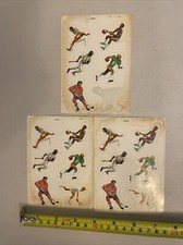 Sheet of VINTAGE STICKERS Sports