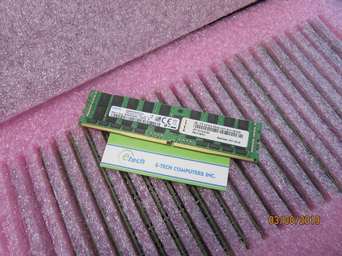 7X77A01307 01DE977 Lenovo ThinkSystem 128GB TruDDR4 2666 MHz (8Rx4