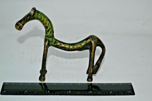 Antique Vintage Bronze Handmade Statue of Horse - Picture 5 of 6