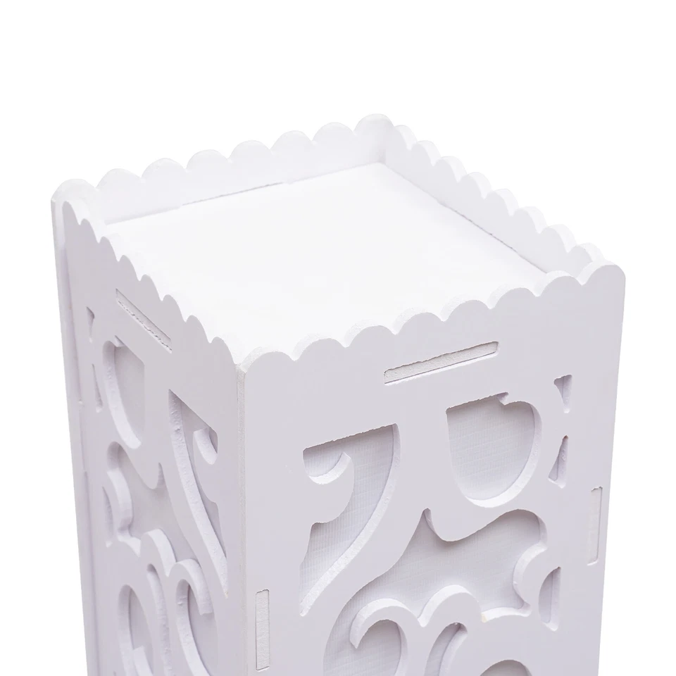 8 Piezas Columnas Florales LED Blanco Elegante Boda Columna Pilar Decoración Foto 4 de 4