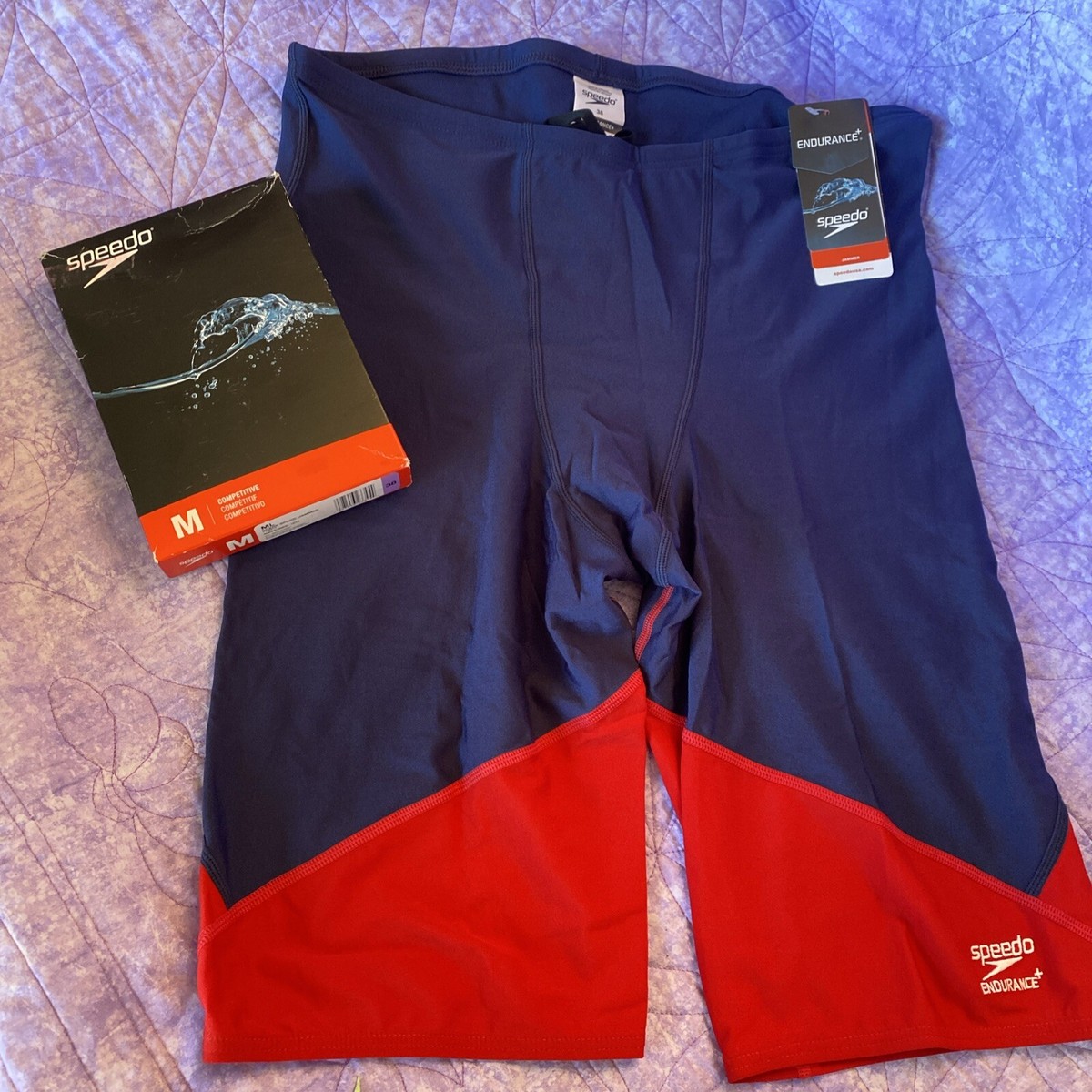 Speedo Heren Lancering Splice Korte - Speedo Endurance Badpak
