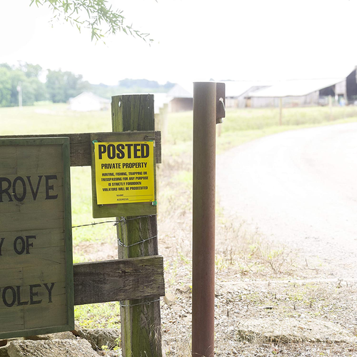 Posted Signs No Trespassing No Hunting Signs, (100 Pack) Posted Signs No Hunting - Picture 8 of 8