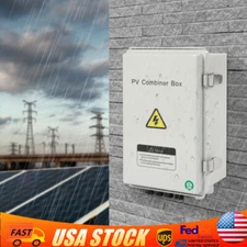 4 String Solar Combiner Box PV Combiner Circuit Breaker 63A For Solar Panel Kit