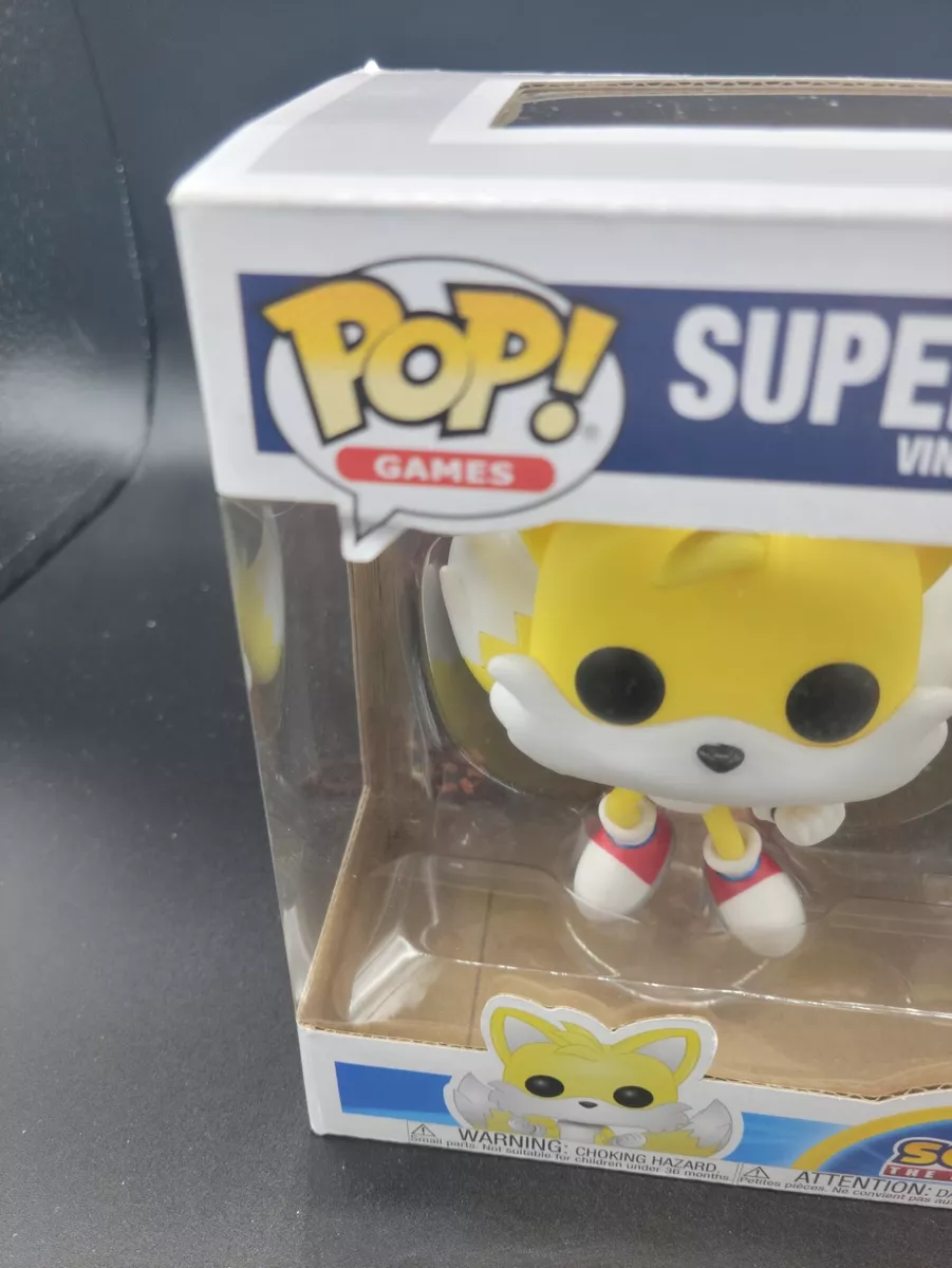  Funko Pop! Sonic The Hedgehog Super Silver and Super Tails 2  Pack 2020 Summer Convention Exclusive : Toys & Games