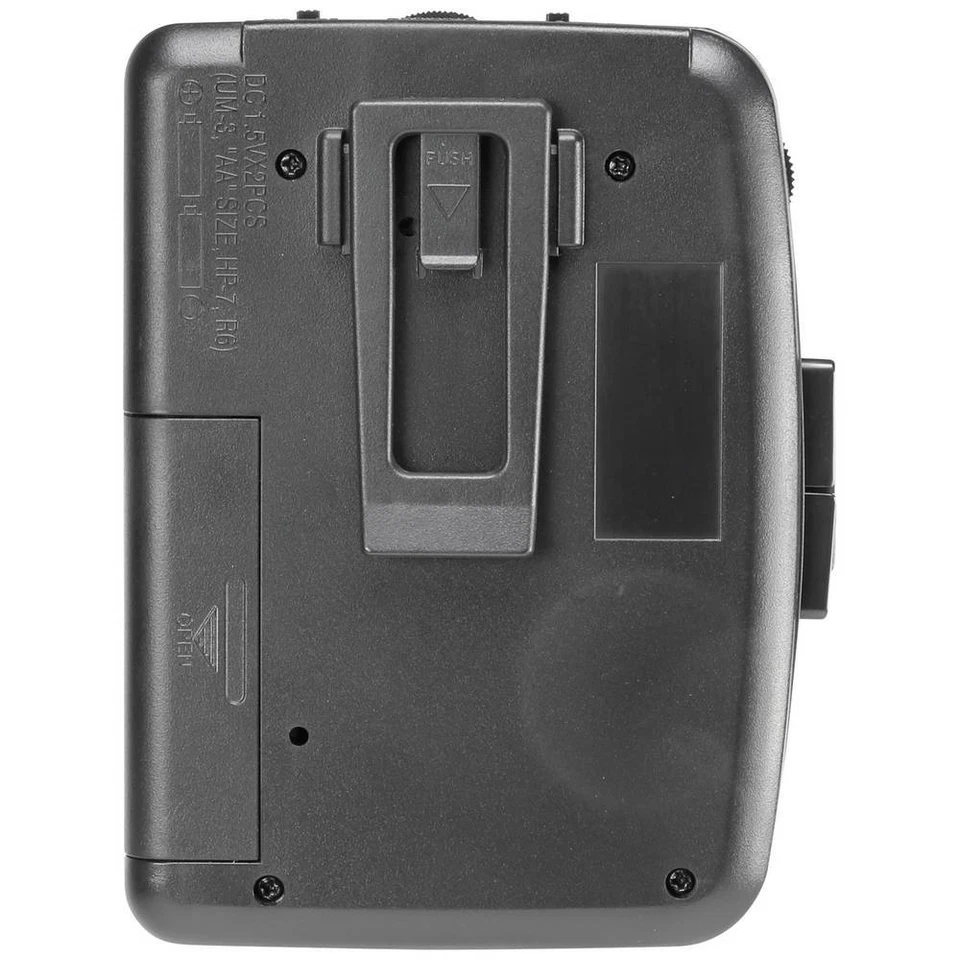 Renkforce RF-CP-150 Tragbarer Kassettenspieler Schwarz - Bild 2 von 4