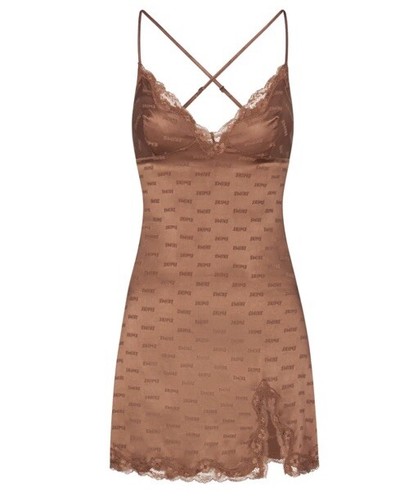 SKIMS Jacquard Lace Slip Dress Sz S DR-MIN-4943 - Picture 6 of 7
