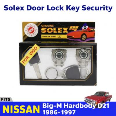 Set Solex Security Door Lock and Key Fits Nissan D21 Hardbody 2D Pickup 1986-97