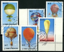 Saint Thomas et îles du Prince 1979 Mi. 619-624 Oblitéré 100% histoire de l'avi
