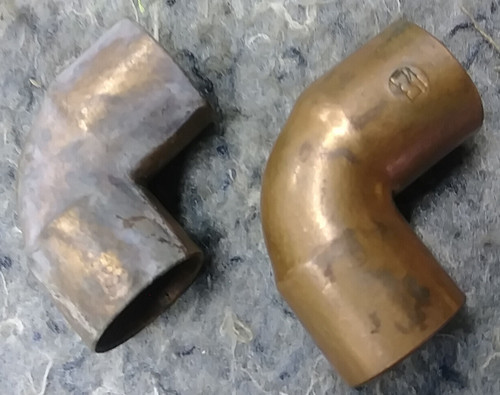 Lot of 37 3/4' Copper Sweat Tee Union Street 90 Caps Reducers Bushing FIP Adap