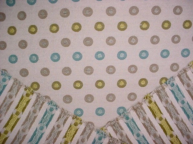 2-1/4Y Groundworks GWF-3049 Ventana Dot Lemongrass Chenille Upholstery Fabric - Image 4 of 4
