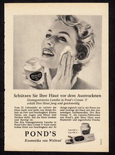 3w3112/ Alte Reklame von 1960 - POND´S - Kosmetika von Weltruf.
