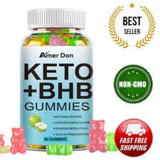 Keto BHB ACV Gummies Best Weight Loss Fat Burner Carb Blocker Diet Pills