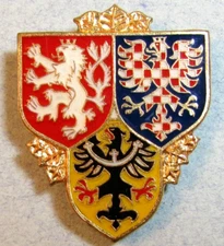 Czech Rep Prague Castle Guard Military Army Officer Pin Badge Czechoslovakia