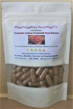 Forskolin Coleus Forskohlii Root Extract Capsules Standardized to 20 -120 Caps 