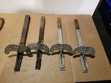 4 Vintage Steel SNOW BIRDS for Slate or Shingle Roof ARCHITECTURAL SALVAGE Hooks