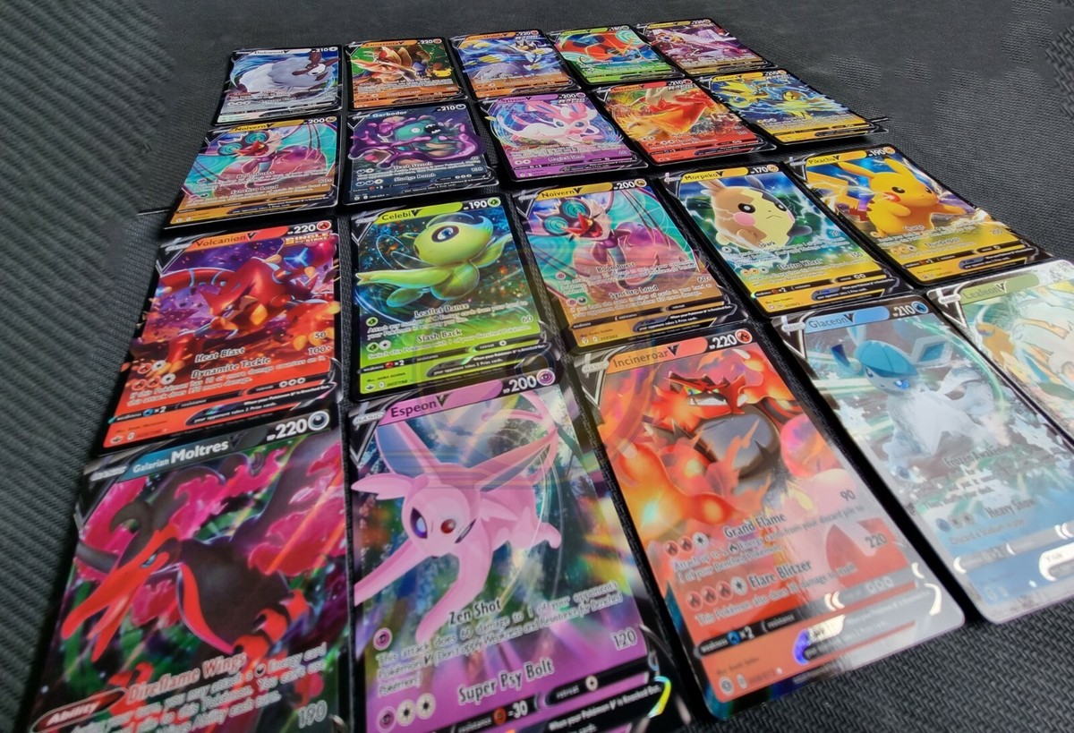 150 Pokemon Cards Bulk Lot Power Bundle | 1x Ultra Rare V | Aussie