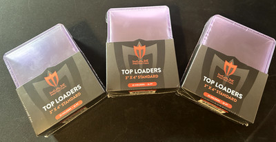 Max Protection Top Loaders 3 x 4 Standard 35 PT - 100/200/500 Count Increments