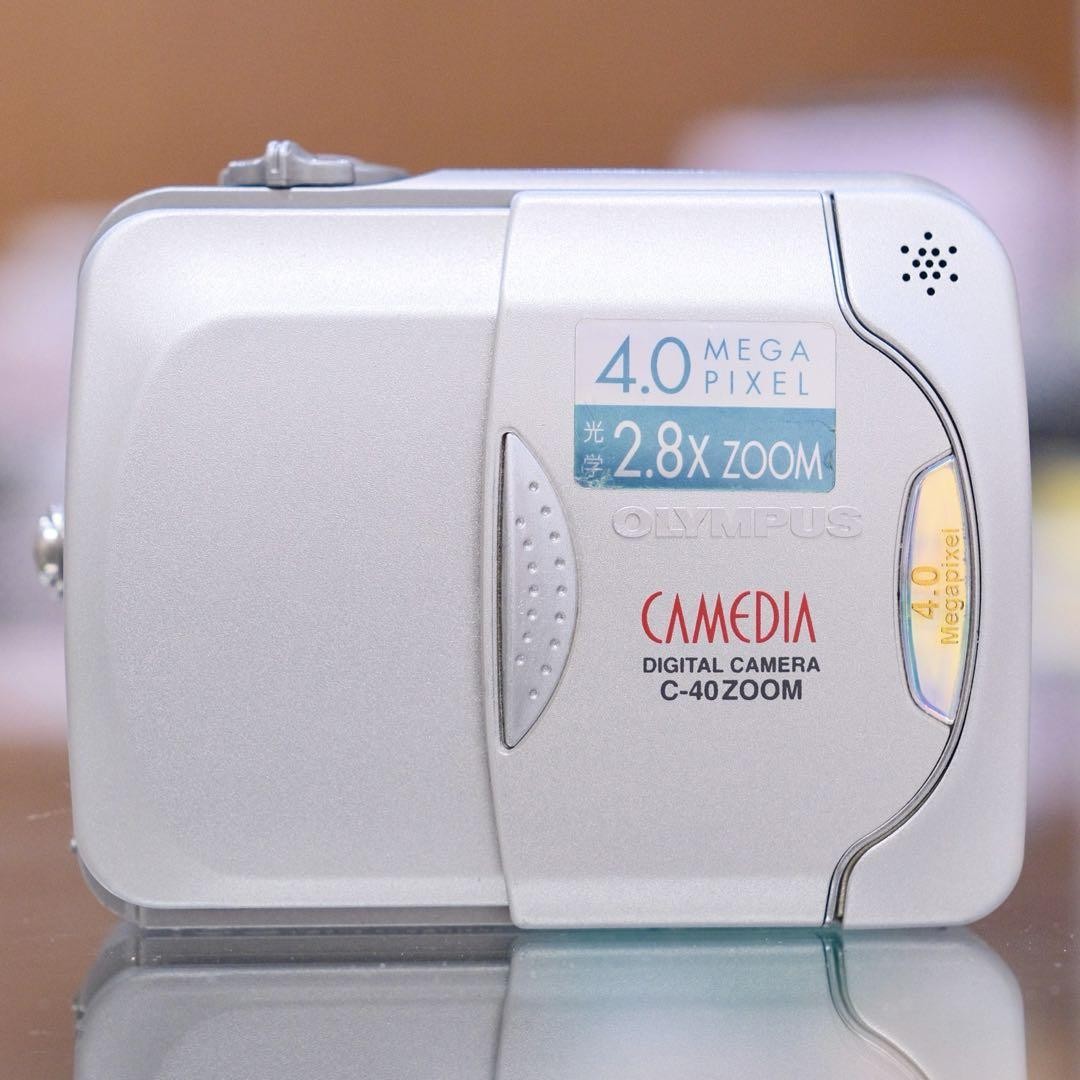 美品 動作品 デジカメ 平成レトロ Y2K CCD OLYMPUS C-40 Olympus Camedia C 40 Zoom Digital Camera 4MP Compact Y2K