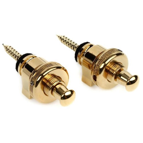 Used Schaller S-Lock Strap Locks, Gold