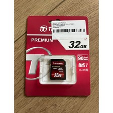 Transcend Premium 32GB UHS I SDHC Memory Card Class 10 Up to 90MBs Read