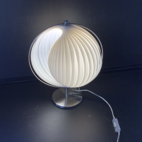 Lampe Moon Kare Design 80’s Bleu Blanc Vintage Inspiration Vernon Panton - Picture 8 of 14
