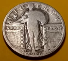 New Listing1928 STANDING LIBERTY SILVER 25¢ BELOW SPOT .. FREE SHPG