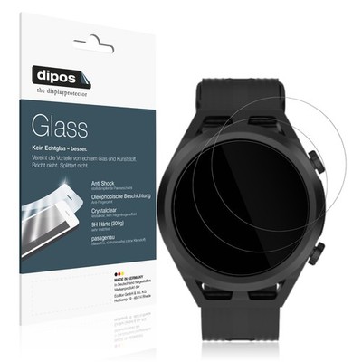 2x Schutzfolie für Blackview R8 Pro Smartwatch - Anti-Shock 9H Folie dipos