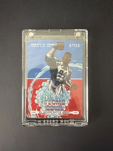 Haley\'s Comet Charles Tecmo Bowl Bo Jackson Battle Arena Logo 155 Ice L434 Foil