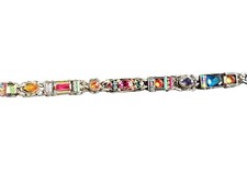 Firefly Multicolored Crystal Mosaic Chain Bra...