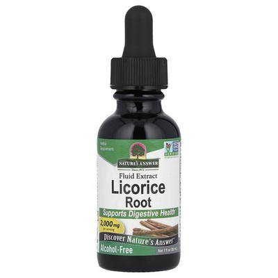 Nature's Answer, flüssiger Süßholzwurzelextrakt, alkoholfrei, 2.000 mg, 30 ml