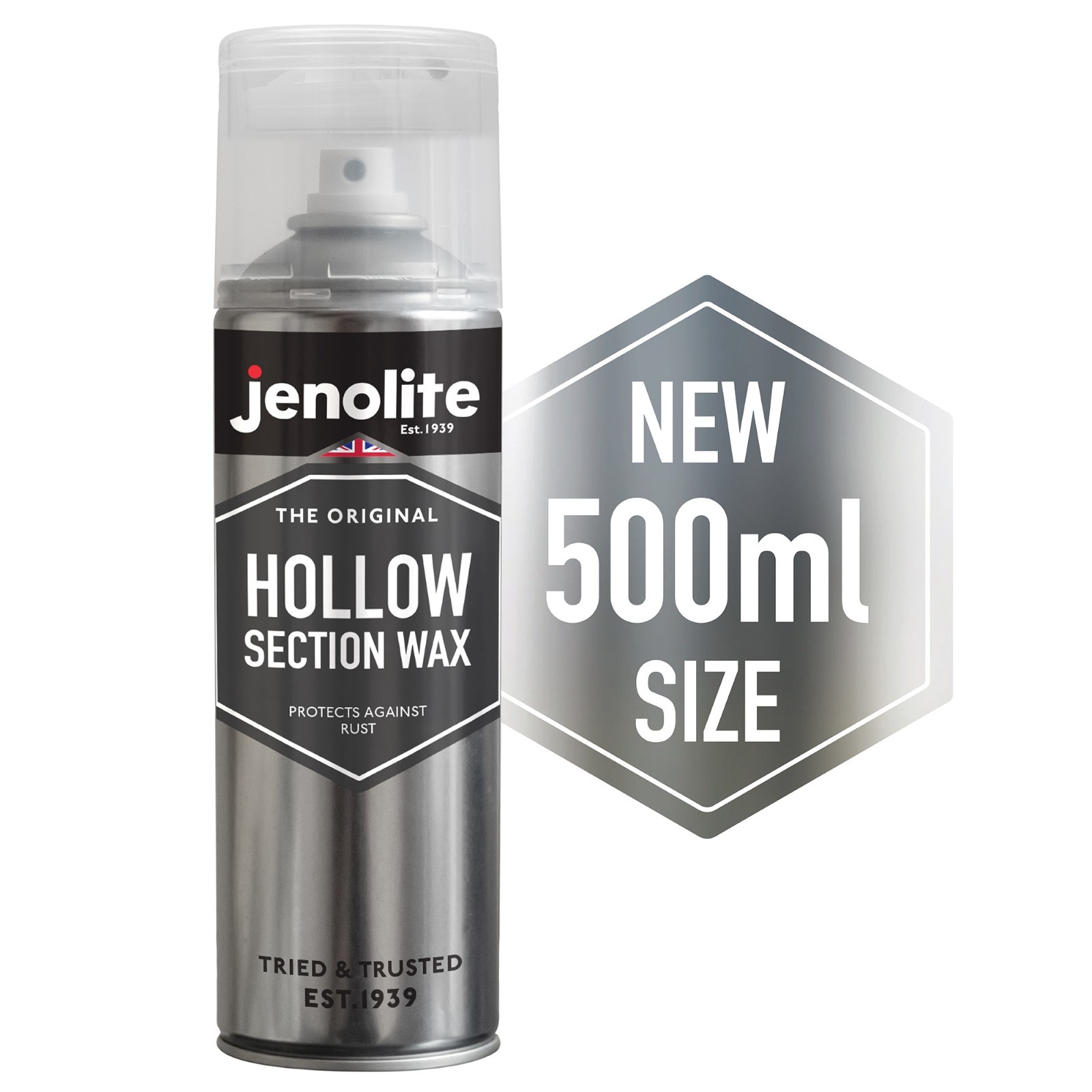 JENOLITE Hollow Section Wax 500ml Cavity Spray with 600mm Multidirectional Probe