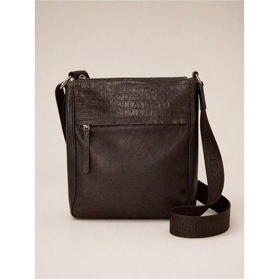 Brown Genuine Leather Messenger Bag Boots N Bags