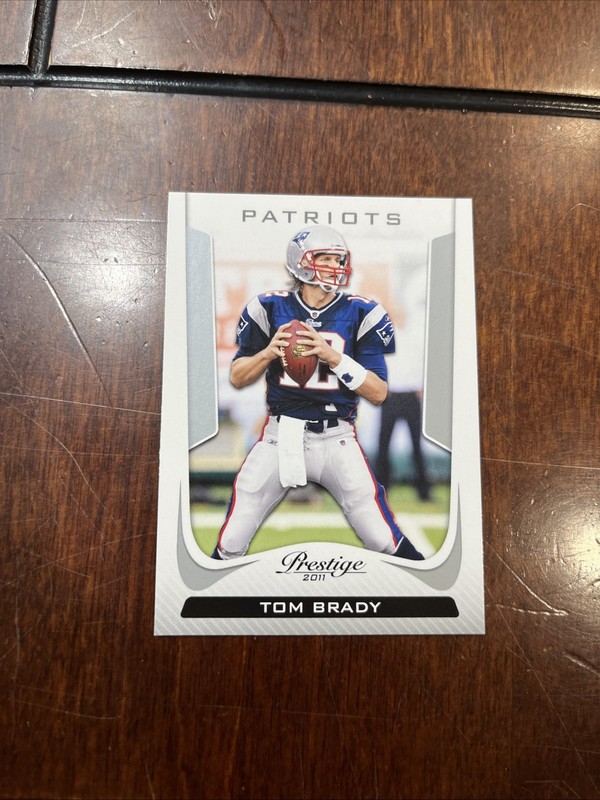 Tom Brady 2011 Panini Prestige Football Card New England Patriots