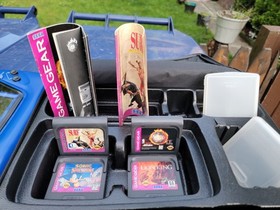 BLUE Sega Game Gear 1-ASIC The lion king edition RARE! W Games & Case