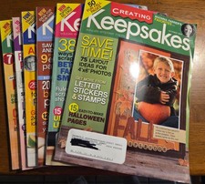 PRE-OWNED CREATING KEEPSAKES MAGAZINES-2006-6 ISSUES