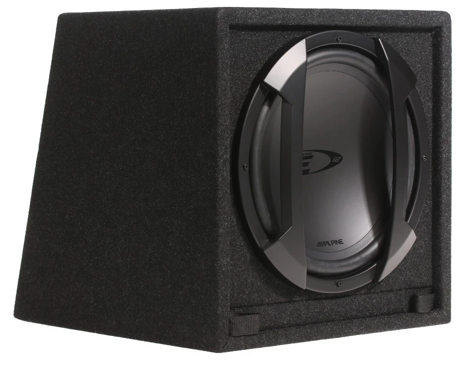 Alpine SBE-1244BR Passiver Bass Reflex Subwoofer In Kiste Mit 30 Cm (12'') 650W - Bild 2 von 4